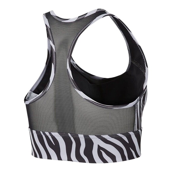Nike Sports Bra Women's Size Medium Dri-FIT Swoosh Icon Clash Medium-Support - Picture 2 of 5
